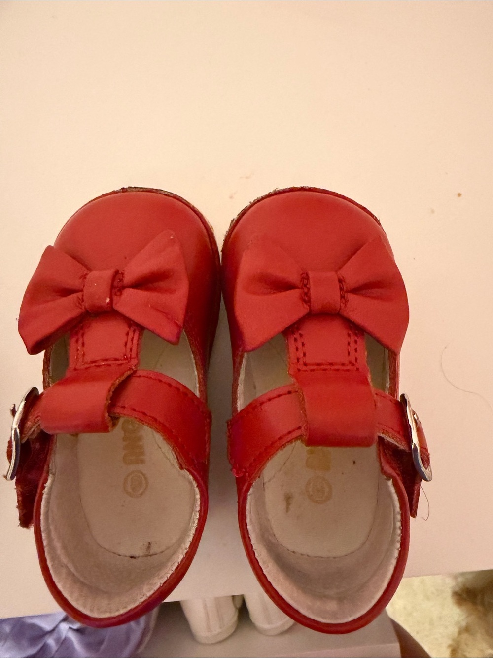 Angels Red Bow Mary Jane Shoes for Kids